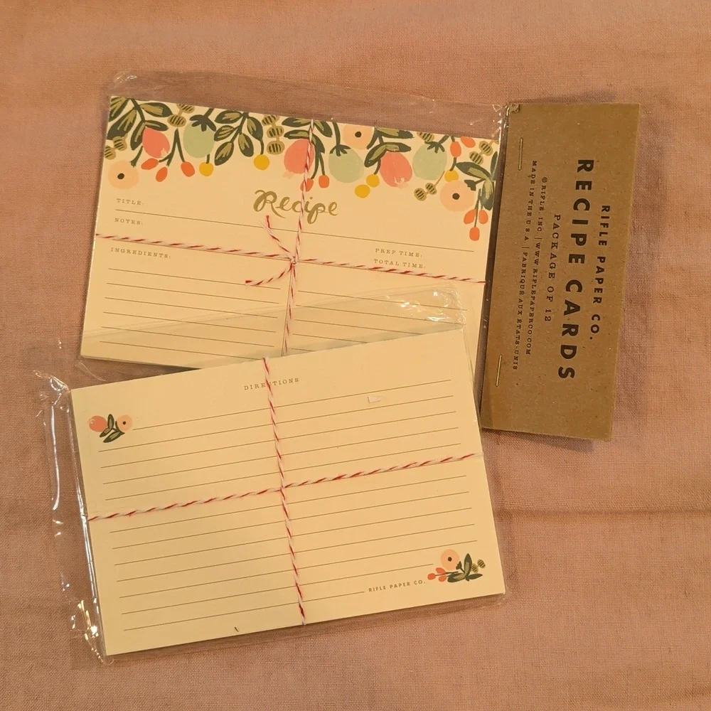 Rifle Paper Recipe Cards - Picture 1 of 2